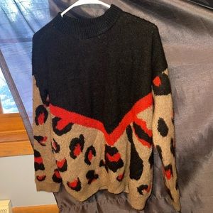 Maurices leopard sweater. Size M